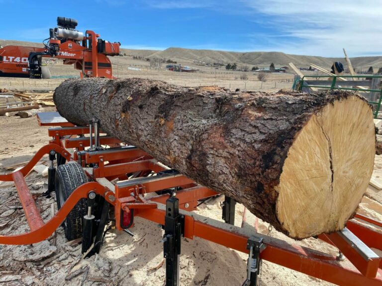 log on woodmizer knotty pine milling 768x576